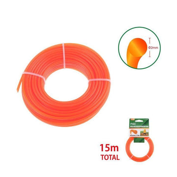 Hq - Filo Per Decespugliatore 2Mmx15M Rosso