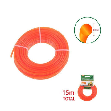 Hq - Filo Per Decespugliatore 3Mmx15M Rosso