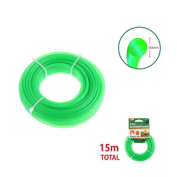 Hq - Filo Per Decespugliatore 3Mmx15M Verde