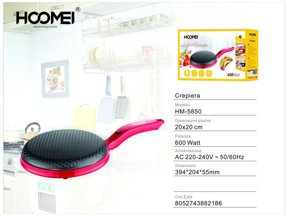 Hoomei Crepiera 600W HM-5850 (2186)