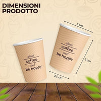 Lulù Bicchierini Di Carta 75Ml 50Pz Misto Colore
