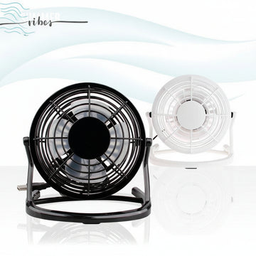 Ab.M Ventilatore Desktop Usb Ricarica Cm.14,9X9,6X14,6