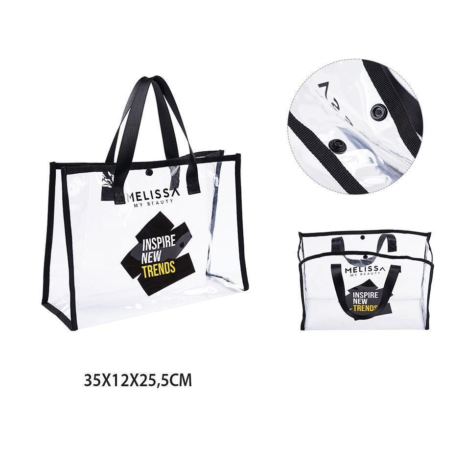 Melissa Borsa Shopper Pvc Trasp. 35X12X25.5Cm