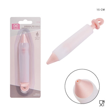 Dc - Siringa Decorativa Dolci Silicone 15Cm Rosa