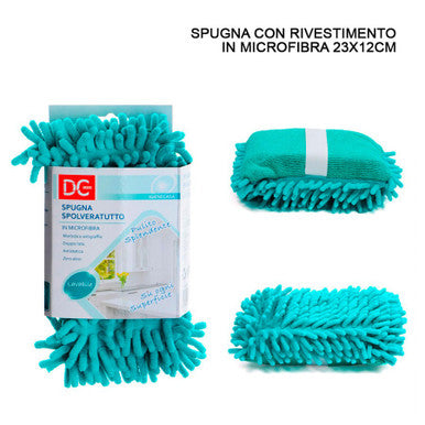 Dc - Spugna Con rivestimento Microfibra 23X12cm