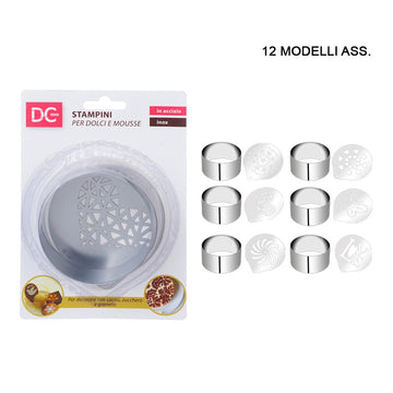 Dc - Stampini Per Dolci E Mousse In Acciaio Inox