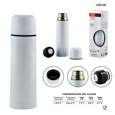 Dc - Thermos Acciaio Inox F/Opaca Bianco 1000Ml