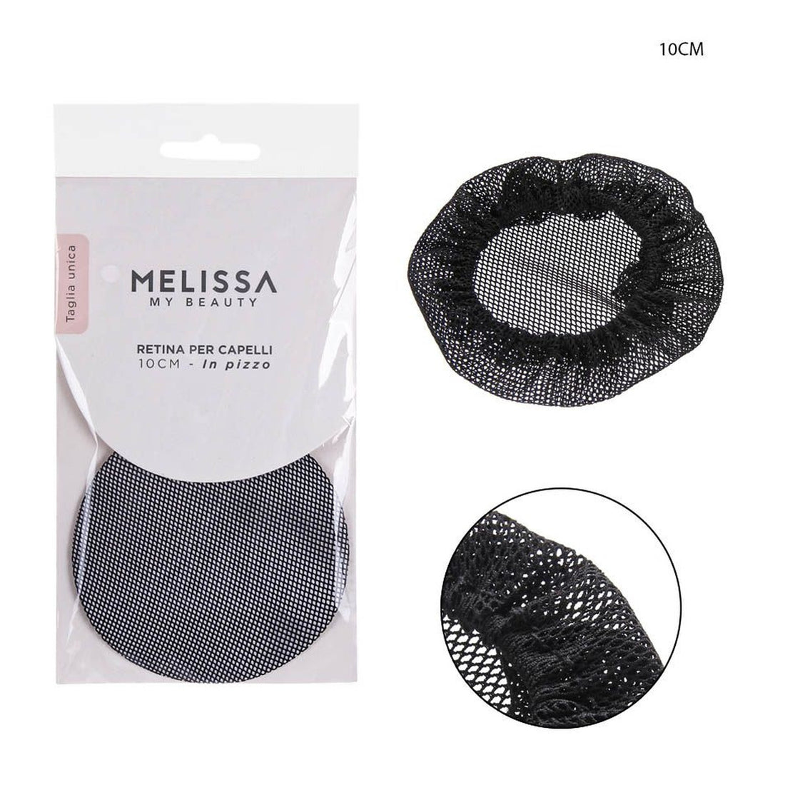 Melissa - Decorazione Per Capelli 10Cm Nero