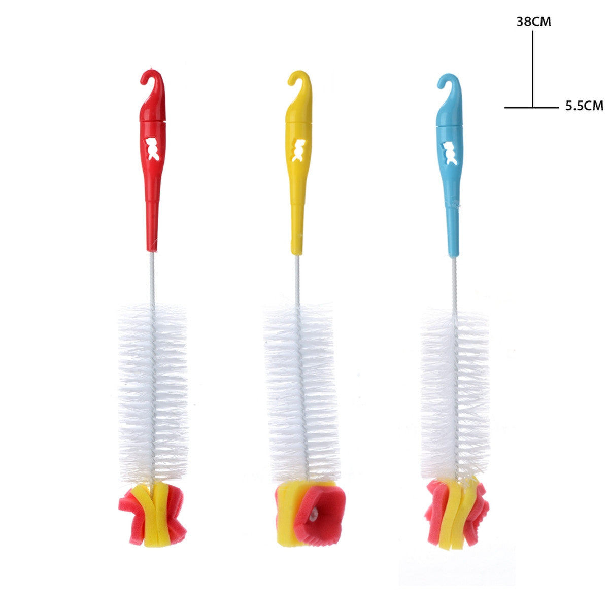 Dc - Spazzola Lava Biberon 38Cm C/Spugnetta