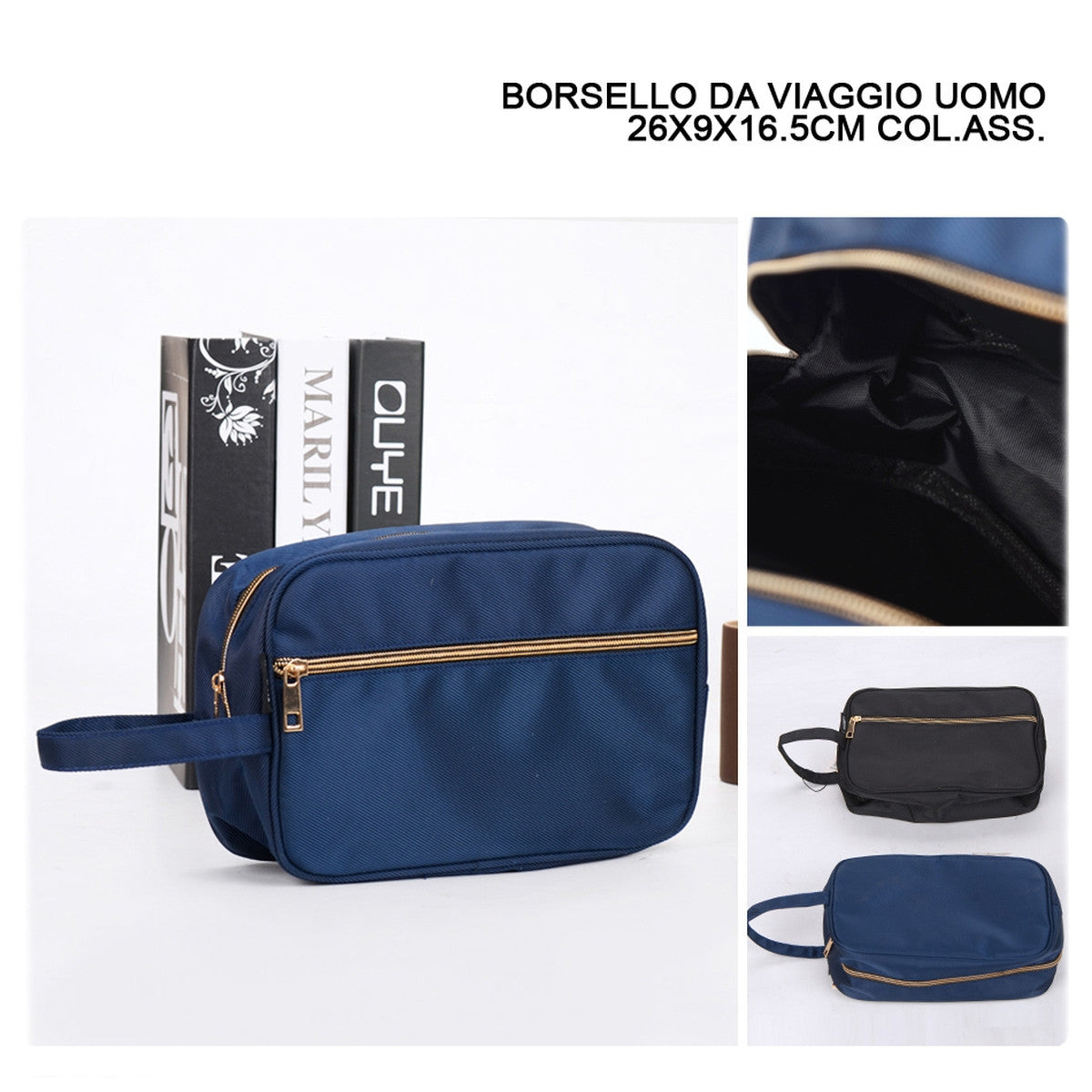 Melissa - Borsa Portatutto Uomo 26x9x16.5Cm