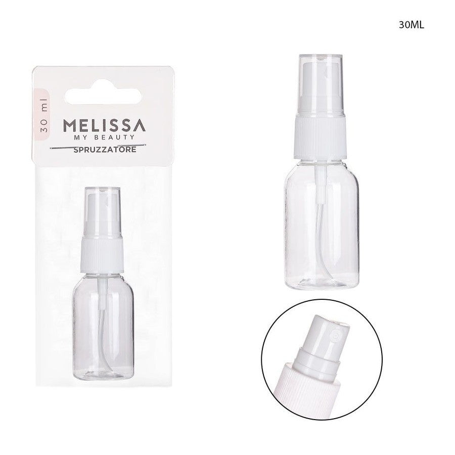 Melissa - Spruzzatore Plastica Trasparente  30Ml T/Bianco