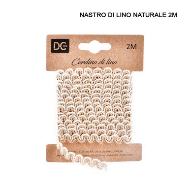 Dc - Nastro Lino 2 M Naturale