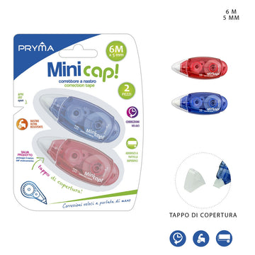 Pryma - Correttore Nastro Mini C/Tappo 5Mmx6M