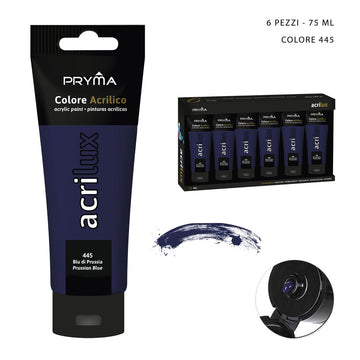 Pryma - Colore acrilico 75Ml n.445 blu di prussia