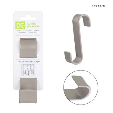 Dc - Gancio Porta S Plastica 12X3.3Cm Tortora