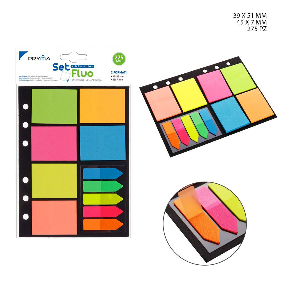 Pryma - Stick Notes Multiforme 275Ff Fluo Bl.