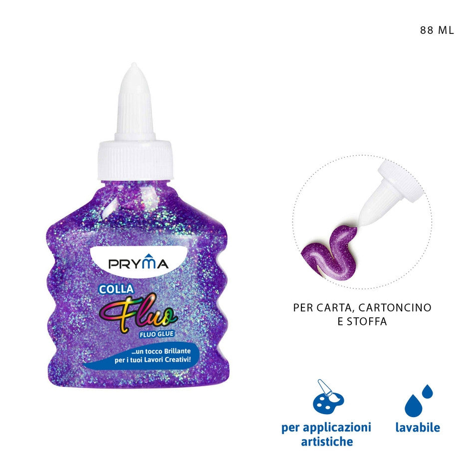 Pryma - Colla fluo viola  88Ml