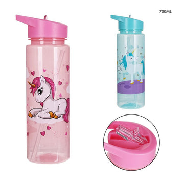 Dc - Borraccia Plastica Unicorno 700Ml