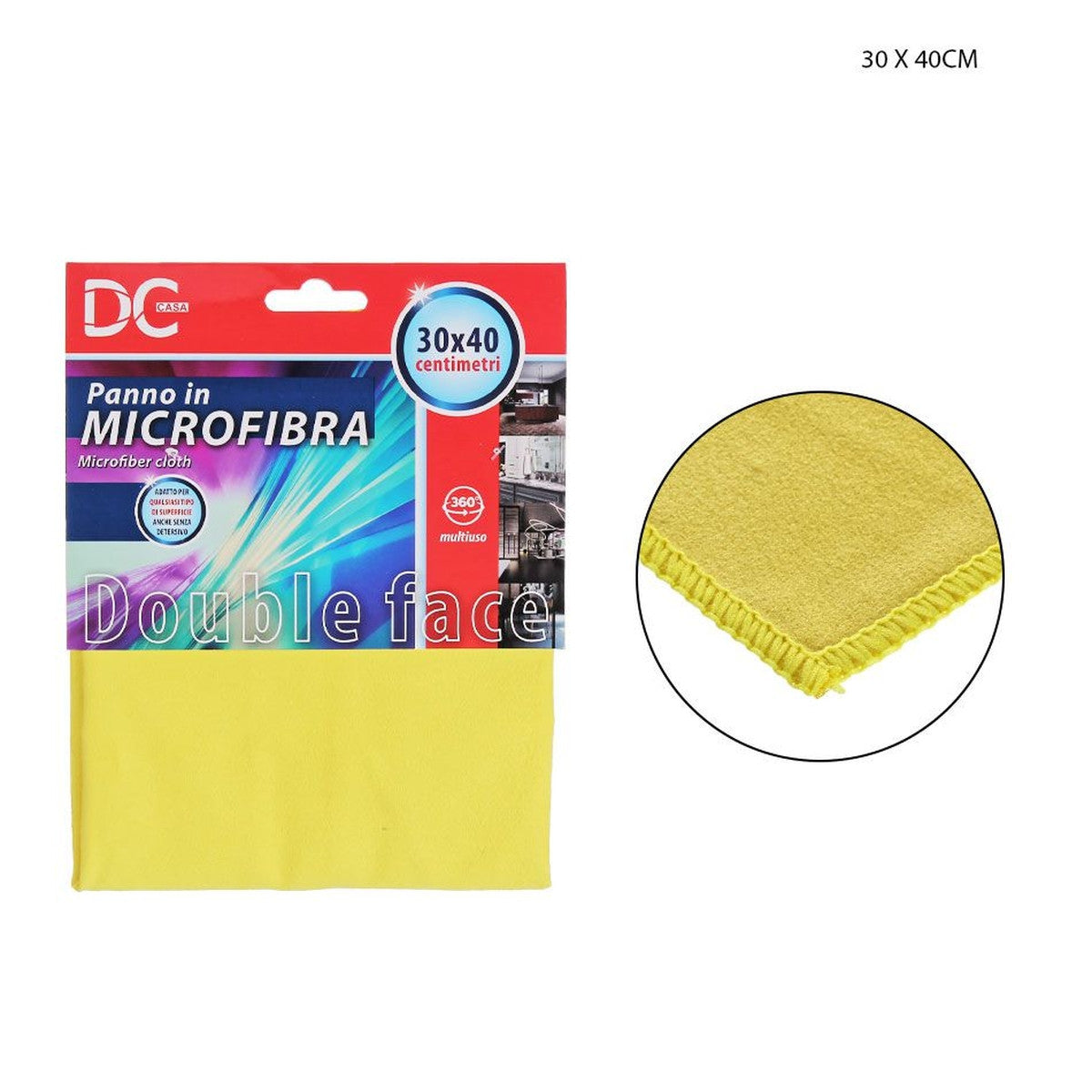 Dc - Panno Microfibra Double Face 30X40Cm