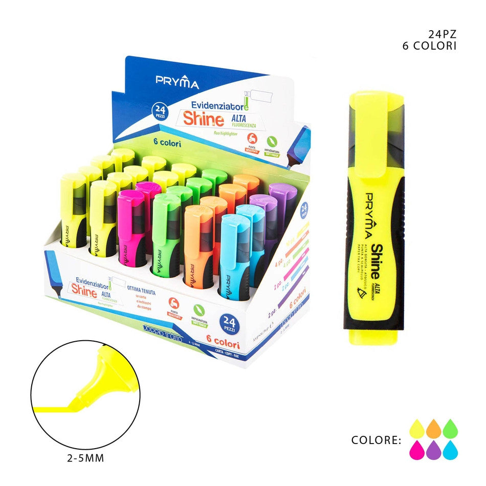 Pryma - Evidenziatore shine fluo