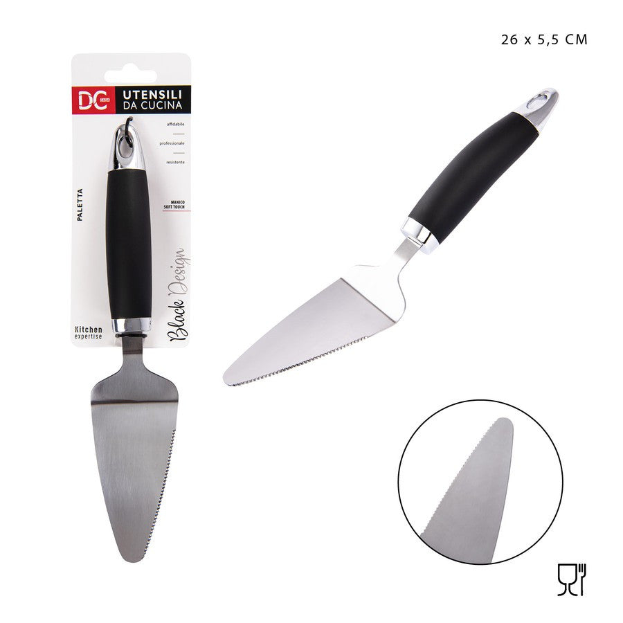 Dc - L/Black Spatola Pizza Acciaio 26X5.5Cm