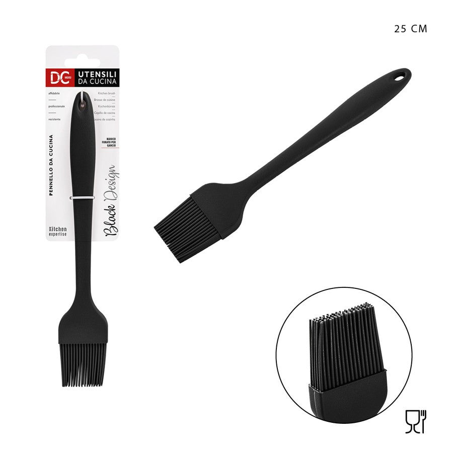 Dc Casa - L/Black Pennello Silicone 25x4.5Cm