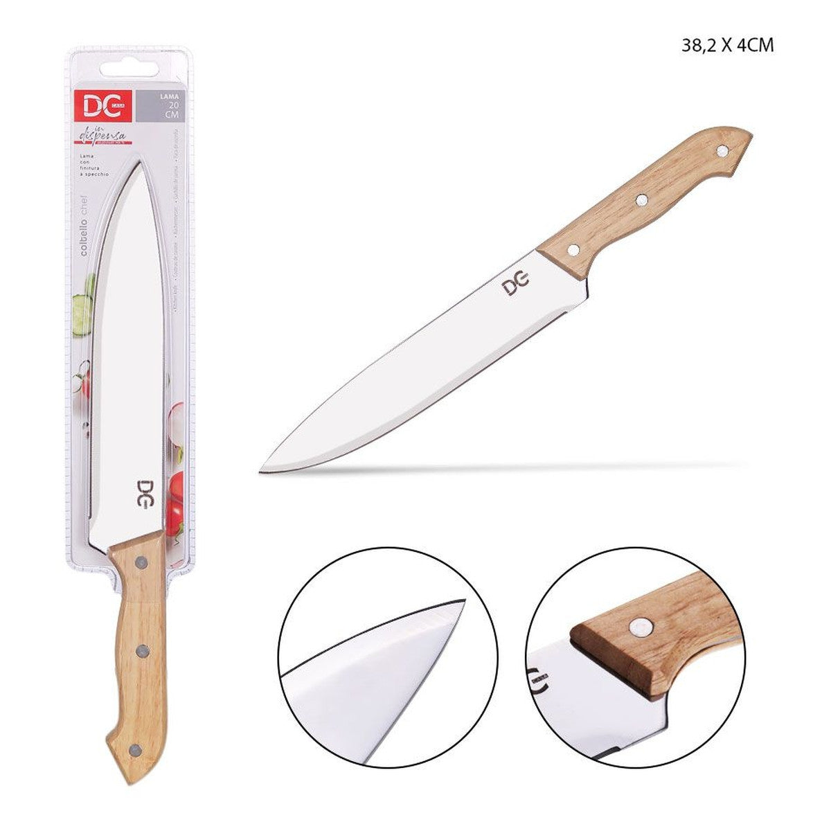 Dc - Coltello Chef lama a specchio