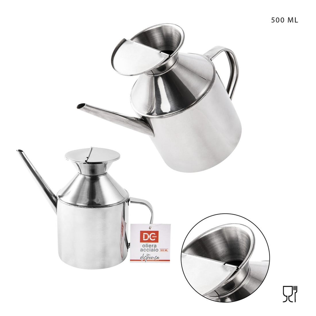 Dc Casa - Oliera Acciaio 500Ml