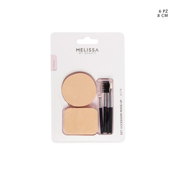 Melissa - Accessori makeup 6 pz