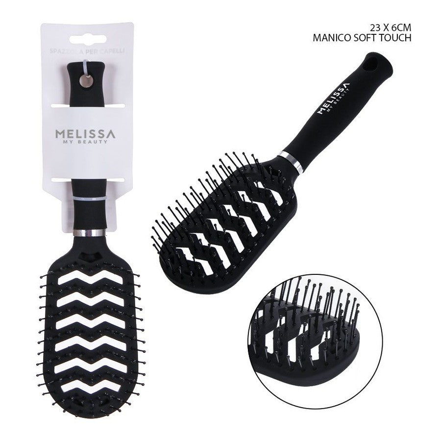 Melissa - Spazzola capelli soft touch 23x6Cm