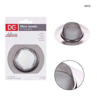 Dc - Filtro Lavello Acciaio 9Cm