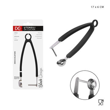 Dc - L/Black Snocciolatore Acciaio 17X6Cm