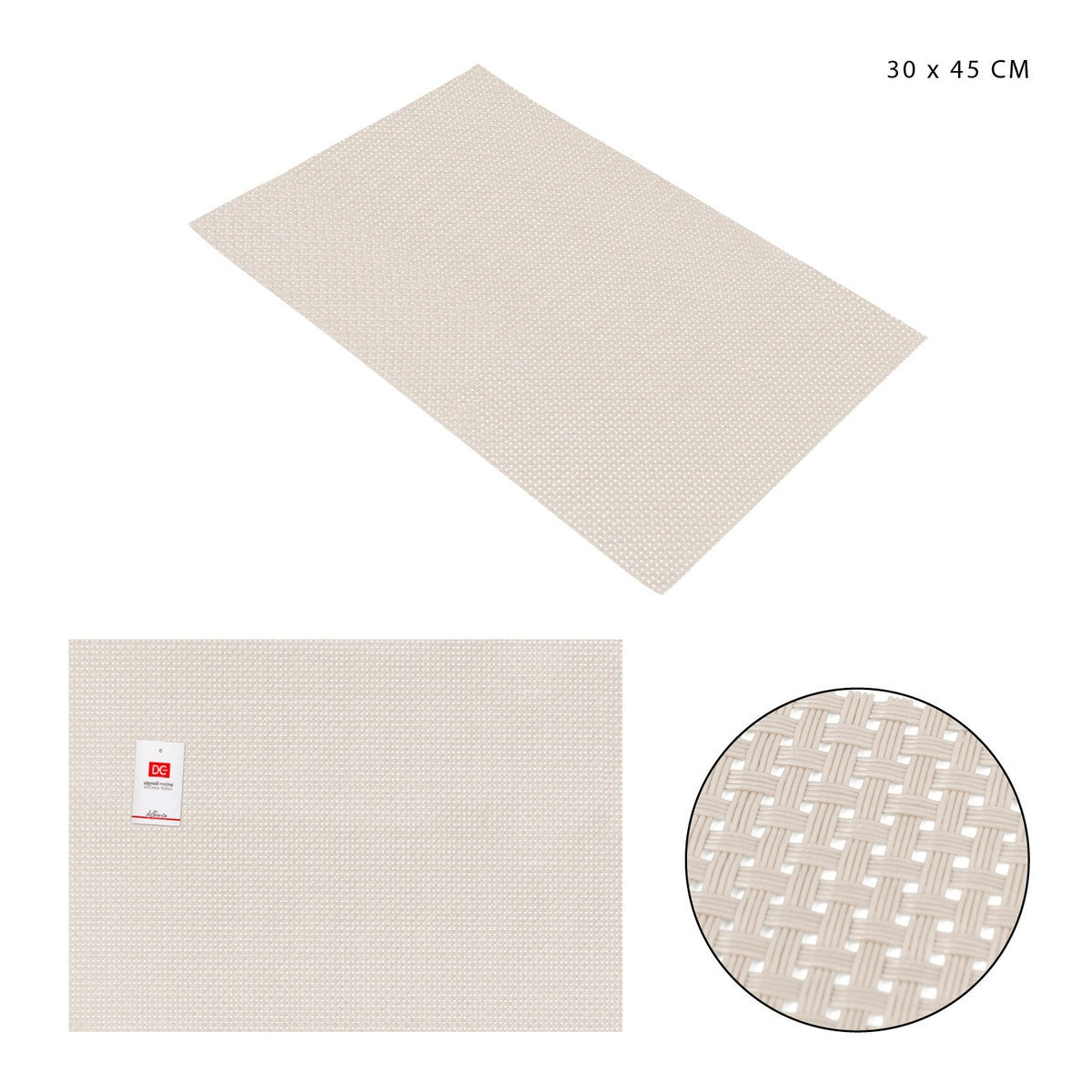 Dc - Tovaglietta Pvc 30X45Cm Beige