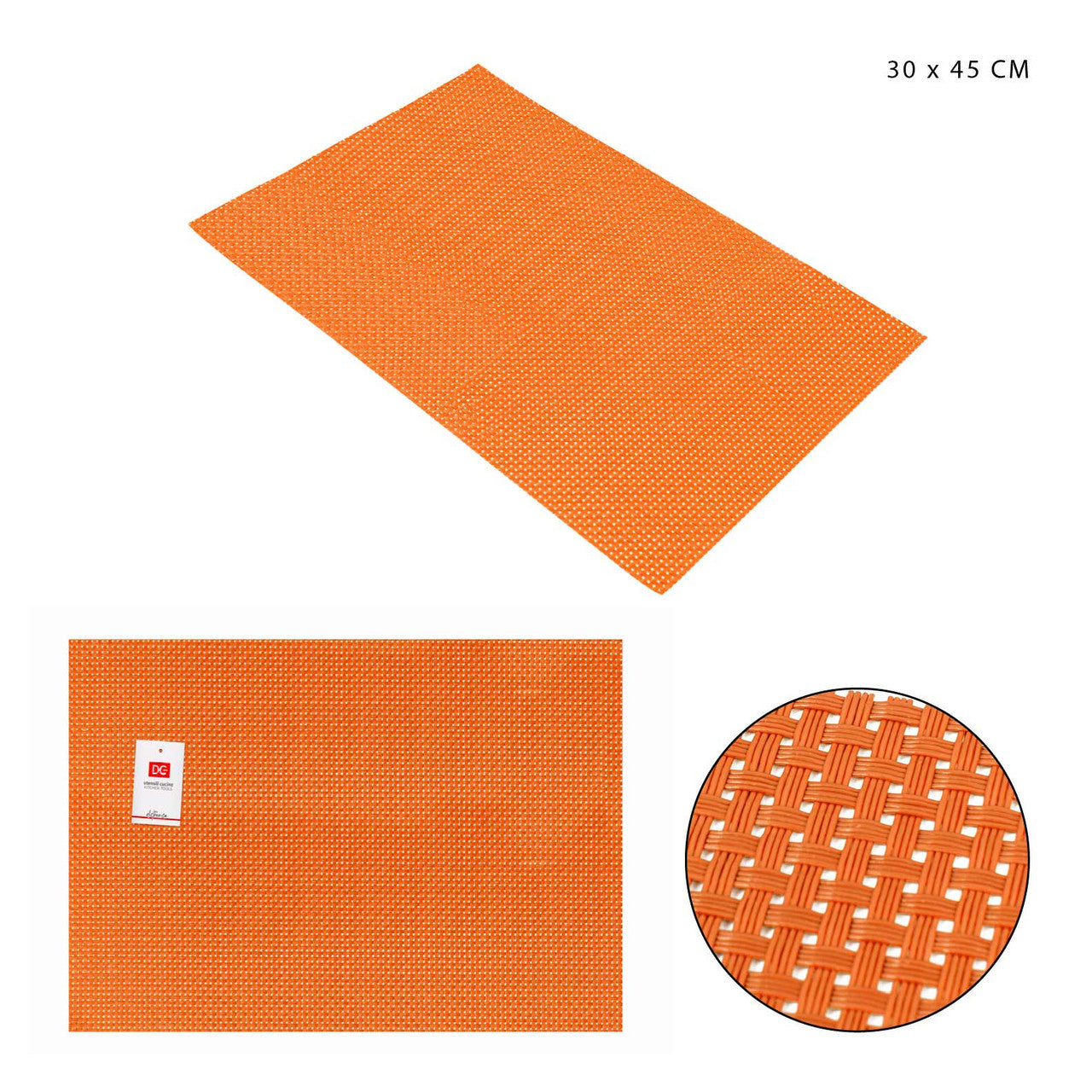 Dc - Tovaglietta Pvc 30X45 cm Arancione