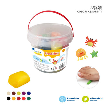 Pryma -  Plastilina colorata 130g 10Pz