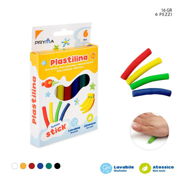 Pryma - Plastilina Colorata 6X16G 12Pz Bl.