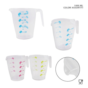 Dc - Caraffa graduata plastica 1000Ml