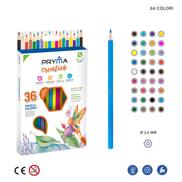 Pryma - Pastelli creativo 36Pz