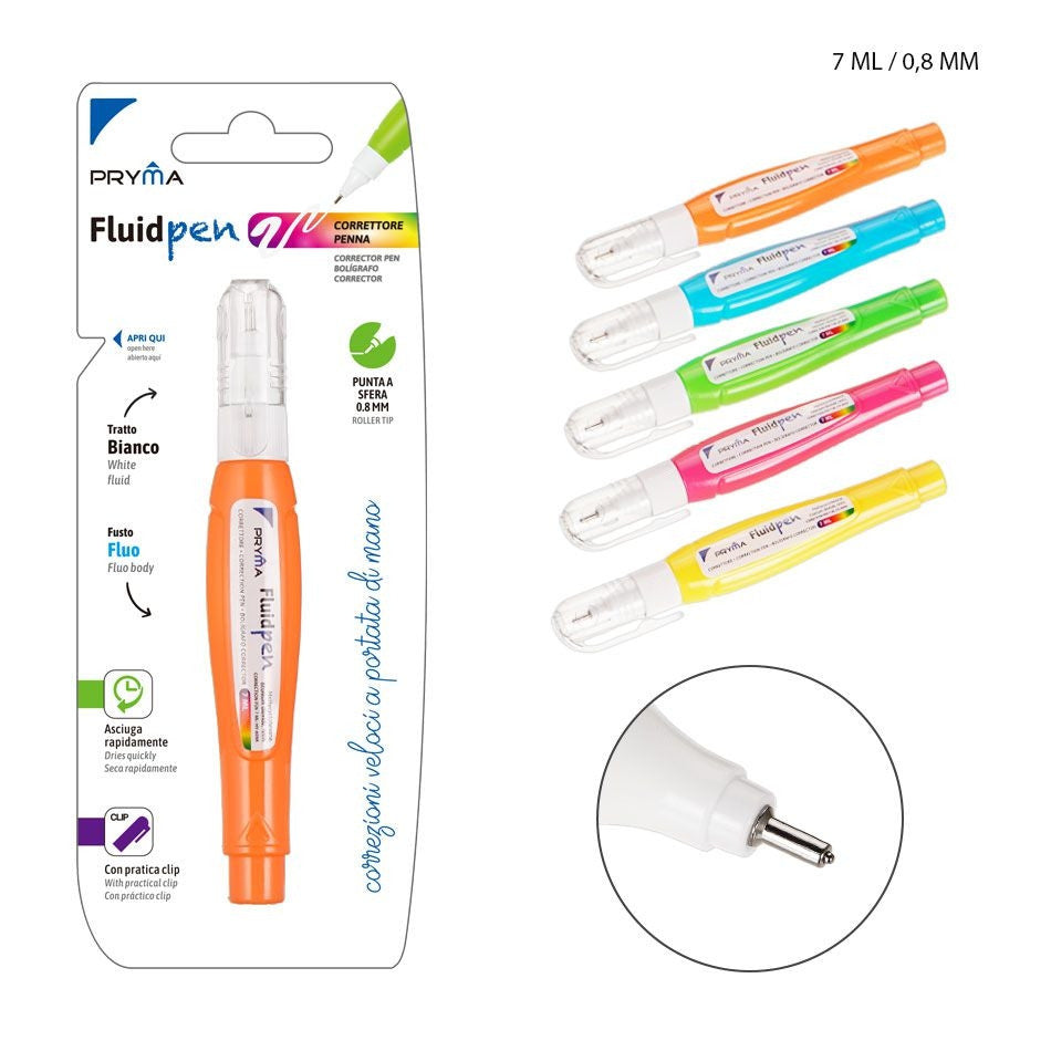 Pryma - Correttore penna fluid pen 0.8Mm 7Ml mod2