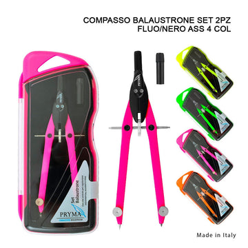 Pryma - Compasso balaustrone 2pz fluo