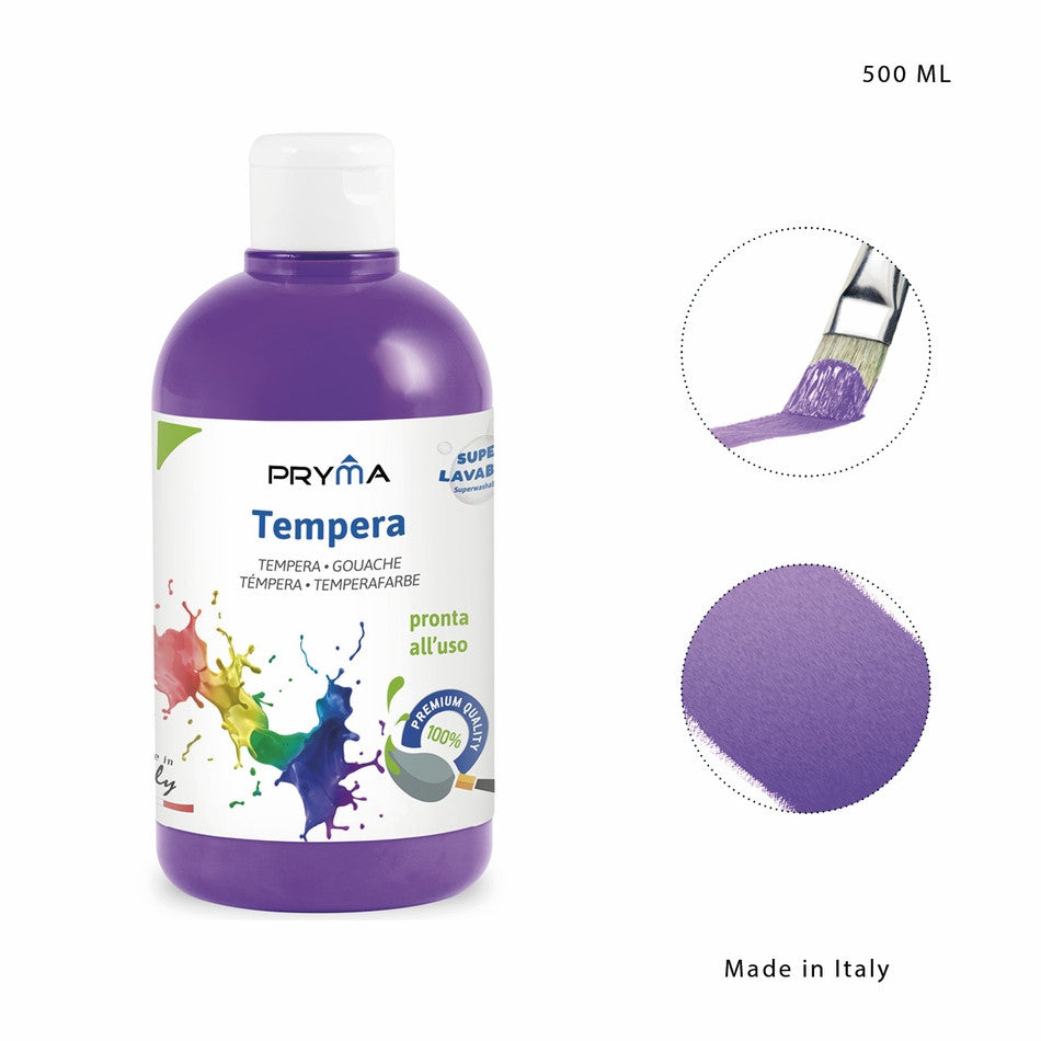 Pryma - Tempera superlavabile 500Ml viola