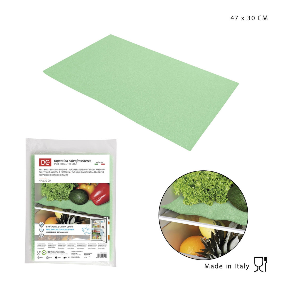 Dc - Tappetino S/Freschezza 47X30Cm Verde