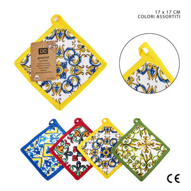 Dc Casa - Presina 17X17Cm Maiolica Assortiti