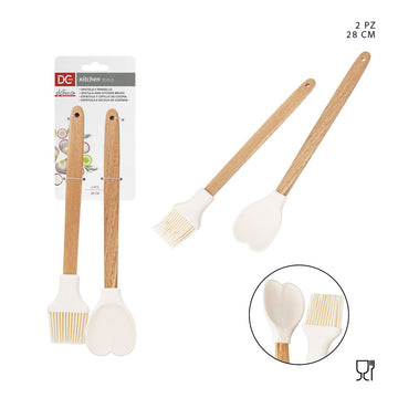 Dc Casa Spatola Pennello Silicone 28Cm 2Pz