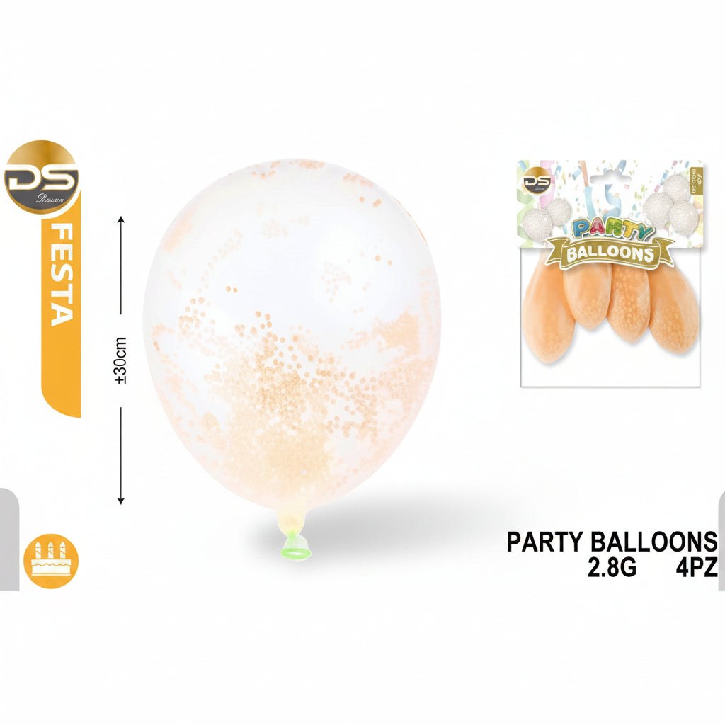Dz - Party Balloons 30Cm 4Pz5