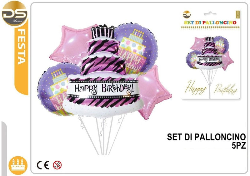 Dz - Set Palloncini Happy Birthday