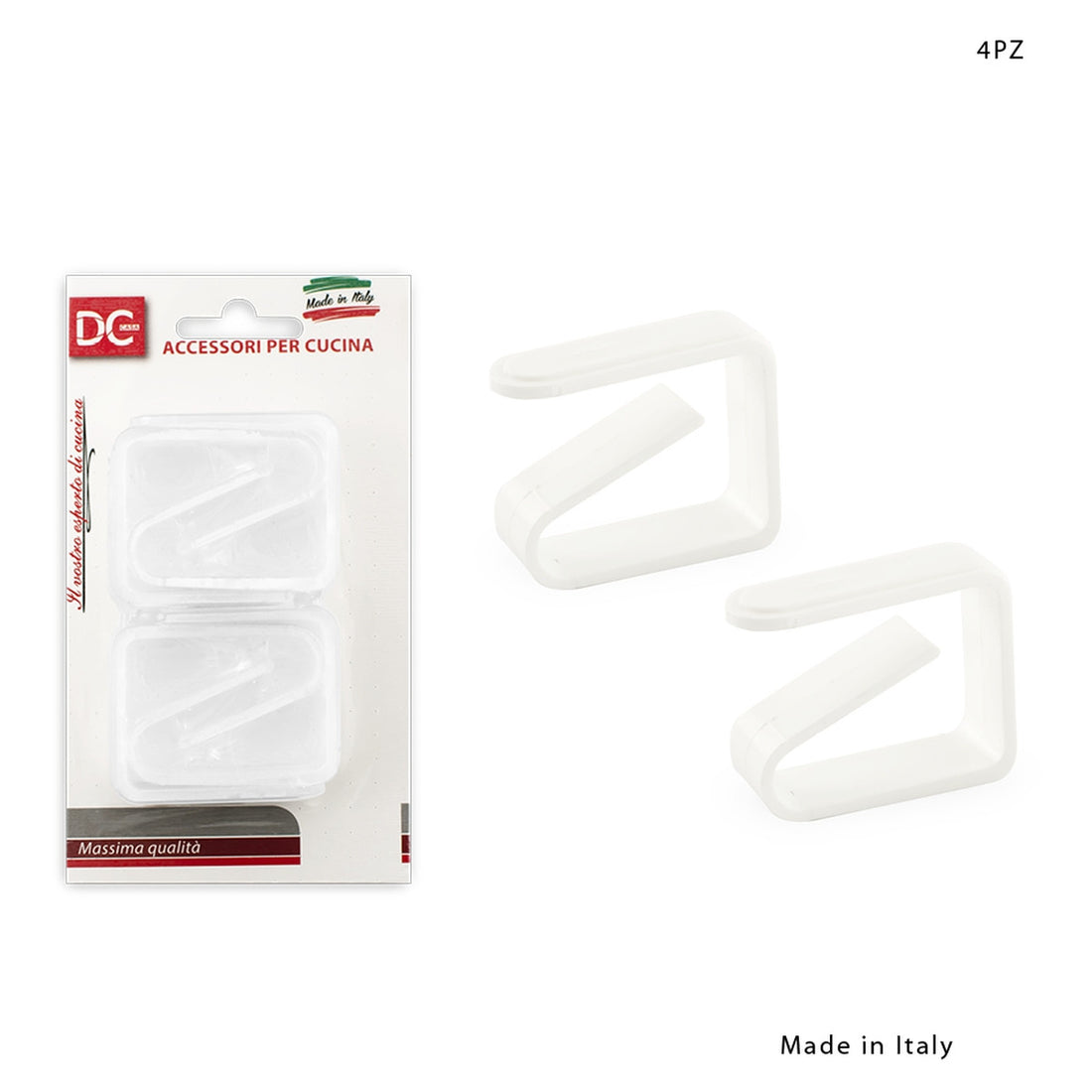 Dc - Fermatovaglia Bianco Battuta 4Pz