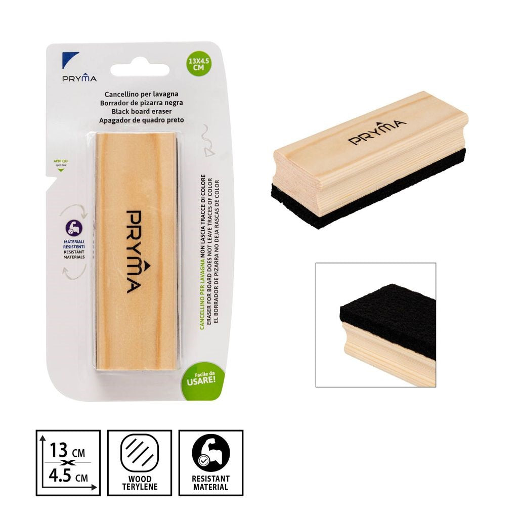 Pryma Whiteboard Eraser 13X4.5Cm Bl.