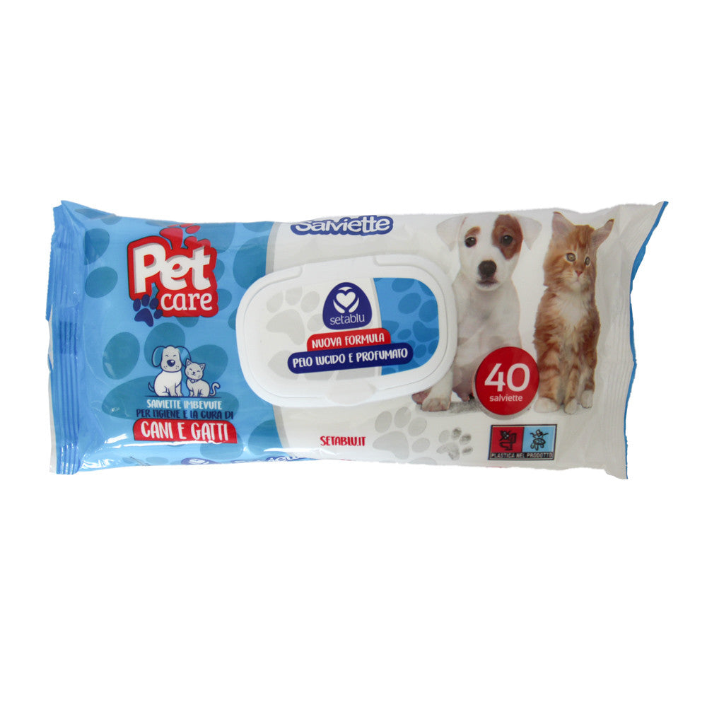 Setablu - Salviette Pet Con Pop Up 40Pz