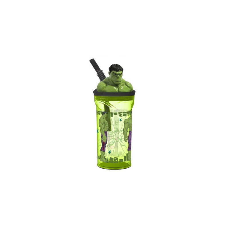 Disney Food Bicc.3D C/Can.360Ml Aven.Hulk